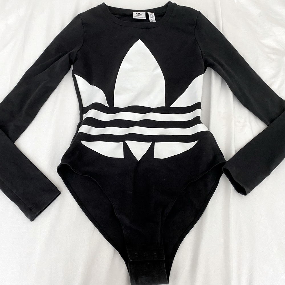 NWT Women's Adidas Originals Large Logo Body Suit